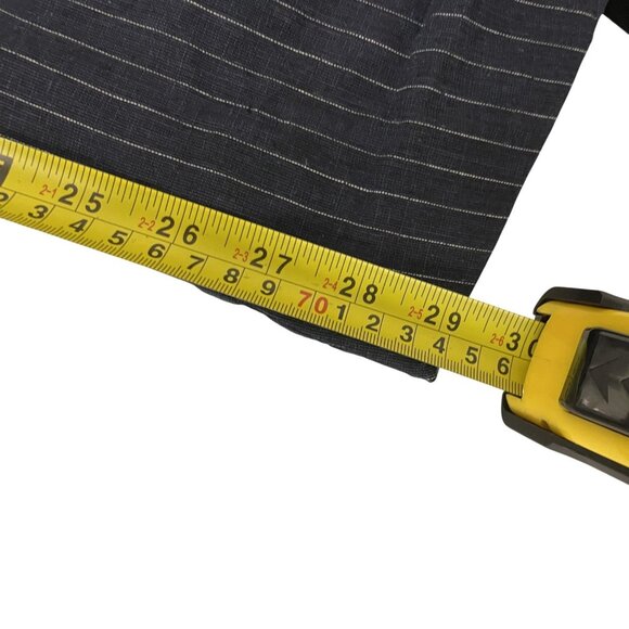 Zara ZW collection Womens Pants XL Striped Balloon Linen Trousers 3564/530 NWT - Picture 12 of 13